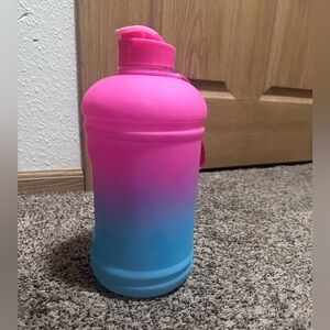 Gradient Pink and Blue Water Bottle